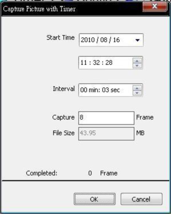 Frame Rate (Snímkovací frekvence) jedná se o počet snímků pořízených za sekundu nastavení 1-30 snímků/s (plynule je cca 25sn/s.) 2.