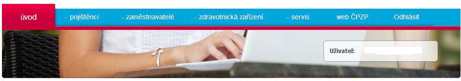 3. Práce s online aplikací SIP ČPZP 3.