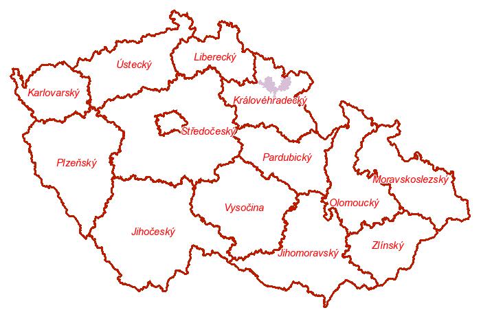 2 Geografické vymezení a přírodní poměry Území MAS se rozkládá na katastru celkem dvaceti čtyř obcí Podkrkonoší a Jestřebích hor.
