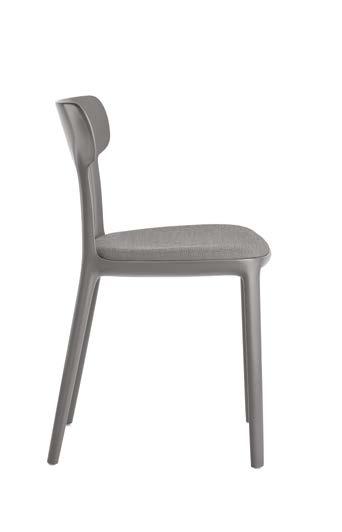 / Polypropylene-plastic chair designed by Claus Breinholt brings a combination of modern materials and classic shape.