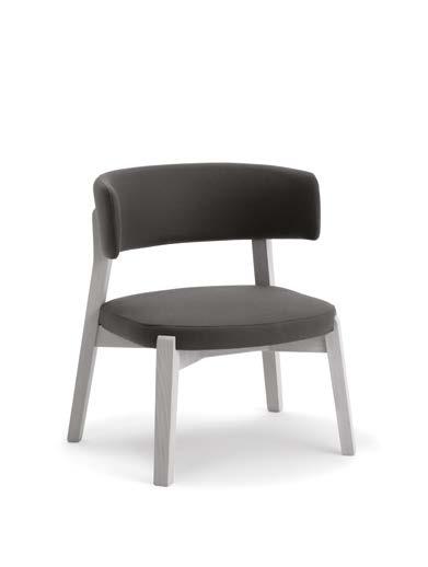 Sedák a opěradlo jsou čalouněné látkou nebo kůží. / A unique collection of chairs WAIT made of beechwood, it is a wide range of models, design and a wide range of products.