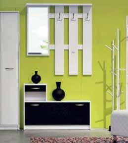880 Kč - 50 x 28 x 152 cm - bílá nebo dub sonoma CASA-7082 - barva