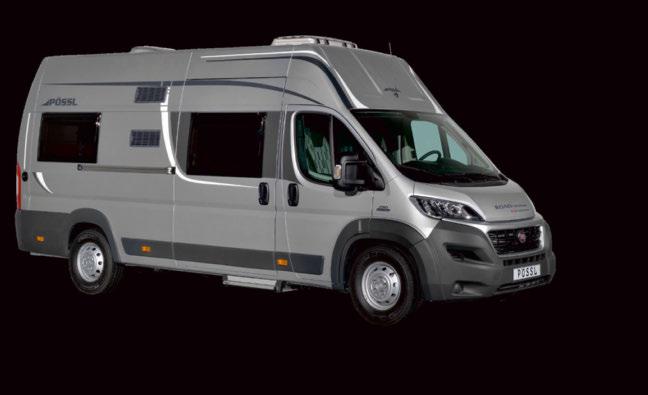 ROADCRUISER Revolution Obrovský úložný prostor díky elektricky výškově nastavitelné posteli ROADCRUISER Revolution nabízí ještě více prostoru
