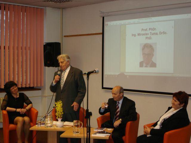 29. 2. 2016 Stretnutie s jubilantom prof.