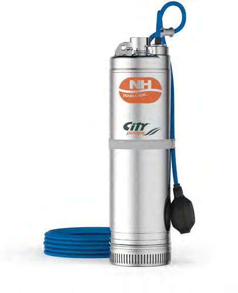 NH VÍCESTUPŇOVÁ PONORNÁ ČERPADLA Clen wter ROZSAH VÝKONU Domestic use Civil use Mximální průtok (.