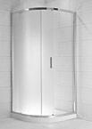 195 cm sklo: transparentní dekor artic 80 80 195