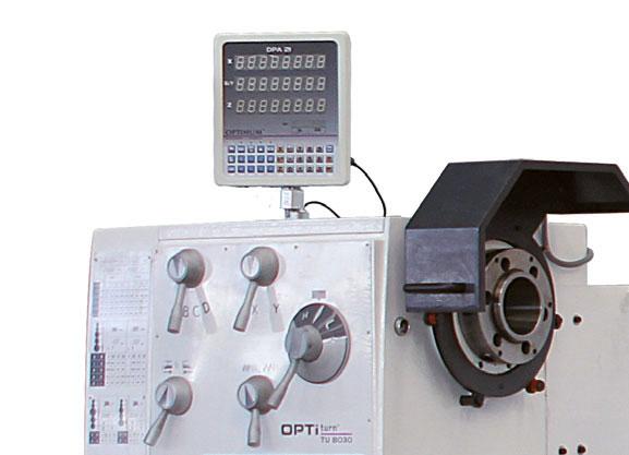 TH 6620 D / TH 6630 D / TH 8020 D / TH 8030 D Masivní, plně vybavené soustruhy s vodícím a tažným šroubem a