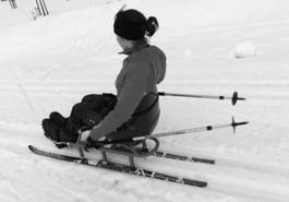 Adaptive XC skiing and double poling ergometry hmotnost, je mnohem dostupnější a především kompatibilní se standardně vyráběnými běžeckými lyžemi a vázáním.