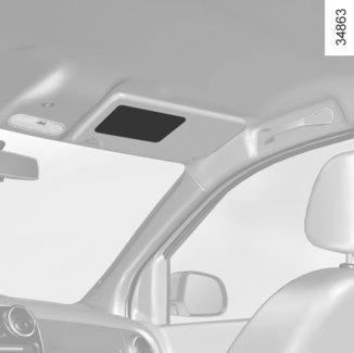 BEZPEČNOST DĚTÍ: deaktivace/aktivace airbagu předního spolujezdce (2/3) A A 3 VÝSTRAHA Z důvodu neslučitelnosti spuštění airbagu