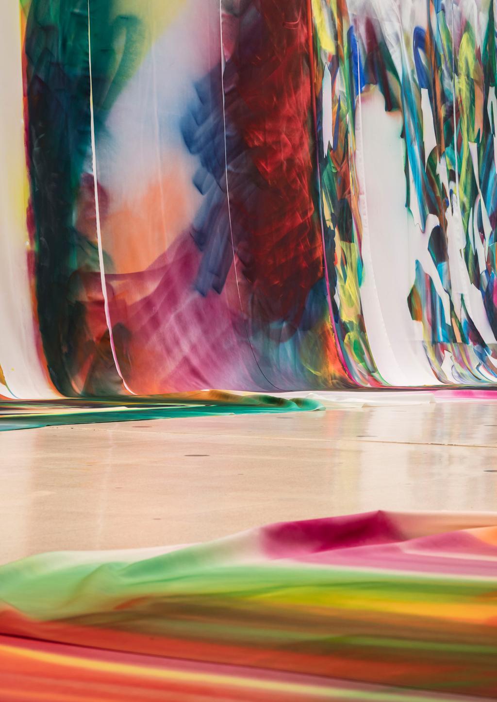 Studijní materiál k výstavě Katharina Grosse Wunderbild