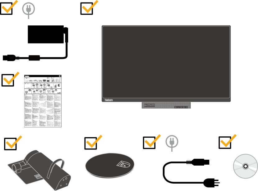Kapitola 1. Začínáme Tato uživatelská příručka obsahuje podrobné informace o přístroji Lenovo ThinkCentre Tiny-in-One 22. Stručný přehled je uveden na instalačním letáku, který byl dodán s monitorem.