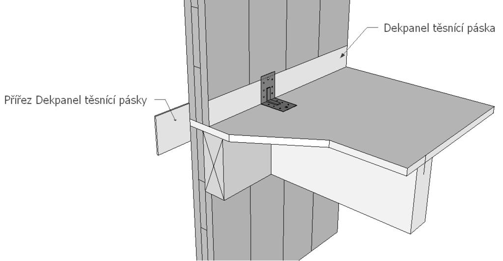 4.5. MONTÁŽ STĚN 2.NP Montáž stěn 2.NP se provádí osazením na celoplošně provedenou stropní konstrukci. Dle projektové dokumentace se osadí ocelové úhelníky (např.