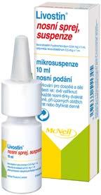 ALERGIE * Vždy si pečlivě prostudujte Účinky a použití léčivých přípravků konzultujte s lékařem nebo