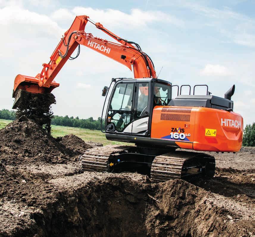 Řada ZAXIS-6 HYDRAULICKÉ RYPADLO Označení modelu : ZX160LC-6 Jmenovitý výkon motoru : 86,0