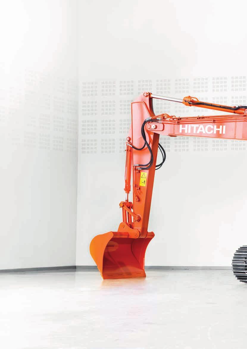 POŽADAVEK DOKONALOSTI Optimální výkon Vzdálené monitorování s online aplikací Global e-service. Model Hitachi ZX160LC-6 byl navržen pro specifické potřeby evropského stavebního průmyslu.