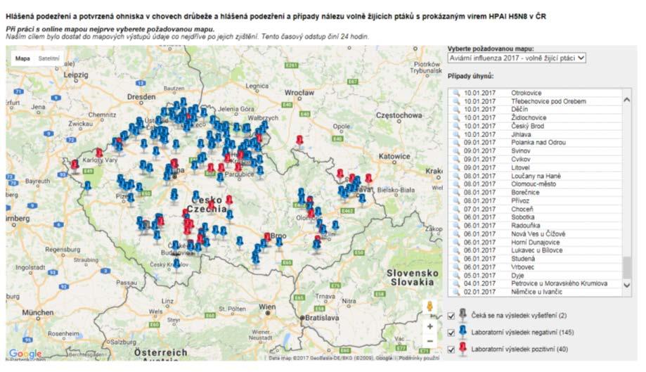 AVIÁRNÍ INFLUENZA (Česká republika