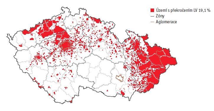 Ovzduší a překročení imisních limitů V 90. letech 20. století došlo v ČR k výraznému poklesu emisí všech základních znečišťujících látek a v souvislosti s tím k poklesu znečištění ovzduší.