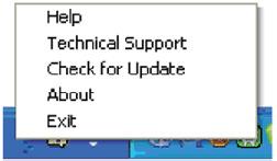 Select Preset (Vybrat předvolbu) nabízí hierarchickou nabídku uložených předvoleb pro okamžité použití. Aktuálně vybraná předvolba je označena zaškrtnutím.