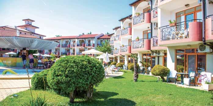 BULHARSKO SLUNEČNÉ POBŘEŽÍ Sunrise Complex Hotel All inclusive Novinka 2019 Oblíbené Rodinná atmosféra Pro rodiny s dětmi Tento oblíbený hotel najdete v severní