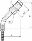 Koncovky pro teflonové brzdové hadice DN3 - pro zalisování rozměr závitu 1 CH Vnitřní závit s maticí RK-FAGP-0N M10x1,25 20 - - 14 RK-FAGP-1N M10x1 20 - - 14 RK-FAGP-2N 3/8-24 20 - - 14 45 vnitřní