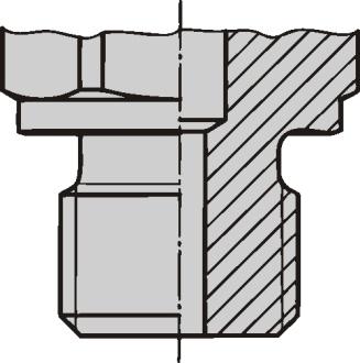 zašroubování metrický M8 x 1 a M10 x 1