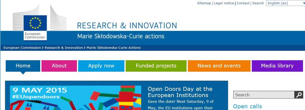 Akce Marie Skłodowska-Curie I (MSCA) Program pro