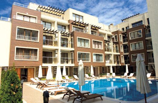 SOZOPOL Aparthotel HORIZONT BEZ STRAVY OVERENÁ KVALITA APARTMÁNY PRI PLÁŽI ALL INCLUSIV ZA DOPLATOK BAZÉN Popis, poloha: Apartmány