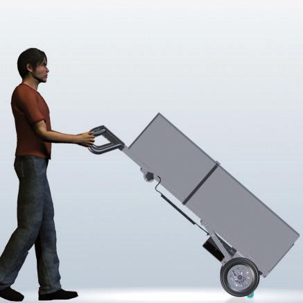 Wie gewöhnliche Sackkarre fahren/verwenden. CargoMaster in Balance halten! Jezděte/používejte jako běžný vozík. Držte CargoMaster v rovnováze. 5.