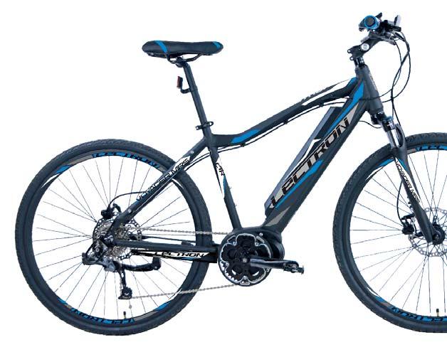 VOYAGER MRS (rám 19 ) Nové provedení krosových elektrokol se zapuštěnou baterií a prodlouženým dojezdem (název krosů sjednocen na Voyager). Lectron drive 250 W / max.