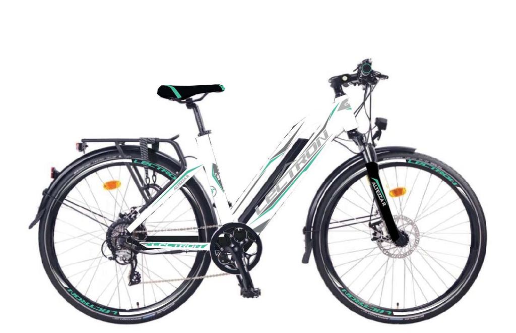 ALTEZZA R (rám 17 ) Trekkingové elektrokolo 28 se sníženým nástupem a integrací baterie. 8FUN 250 W / max.