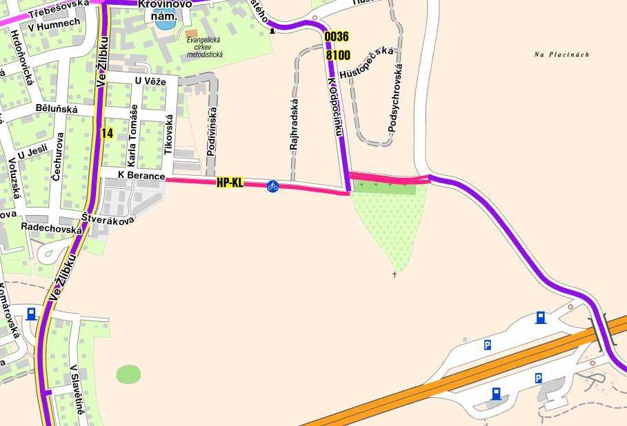 Následuje výčet současné infrastruktury pro provoz