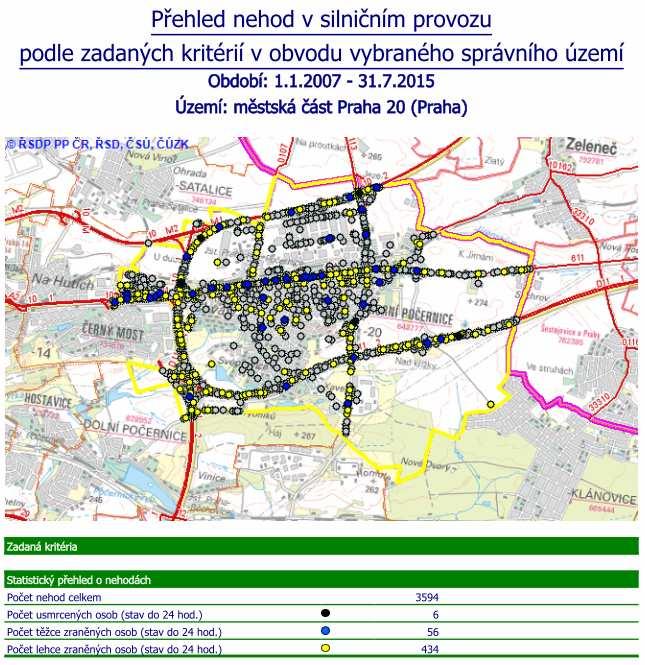 A.4.9 NEHODOVOST Všechny evidované nehody