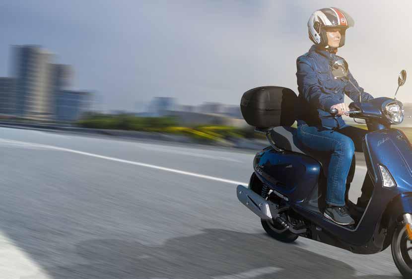 125 ccm Řidičský průkaz KYMCO LIKE II 125i CBS v šedé tmavě