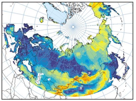 údajů) koncem glaciálu oteplení a