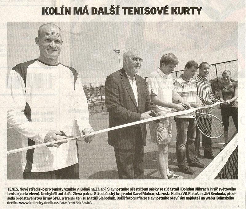 slavnostního poklepu zúčastnil, s tím, že kraj kolínskou nemocnici považuje za páteřní v kraji, neopomenutelnou a věnuje jí mimořádnou pozornost.