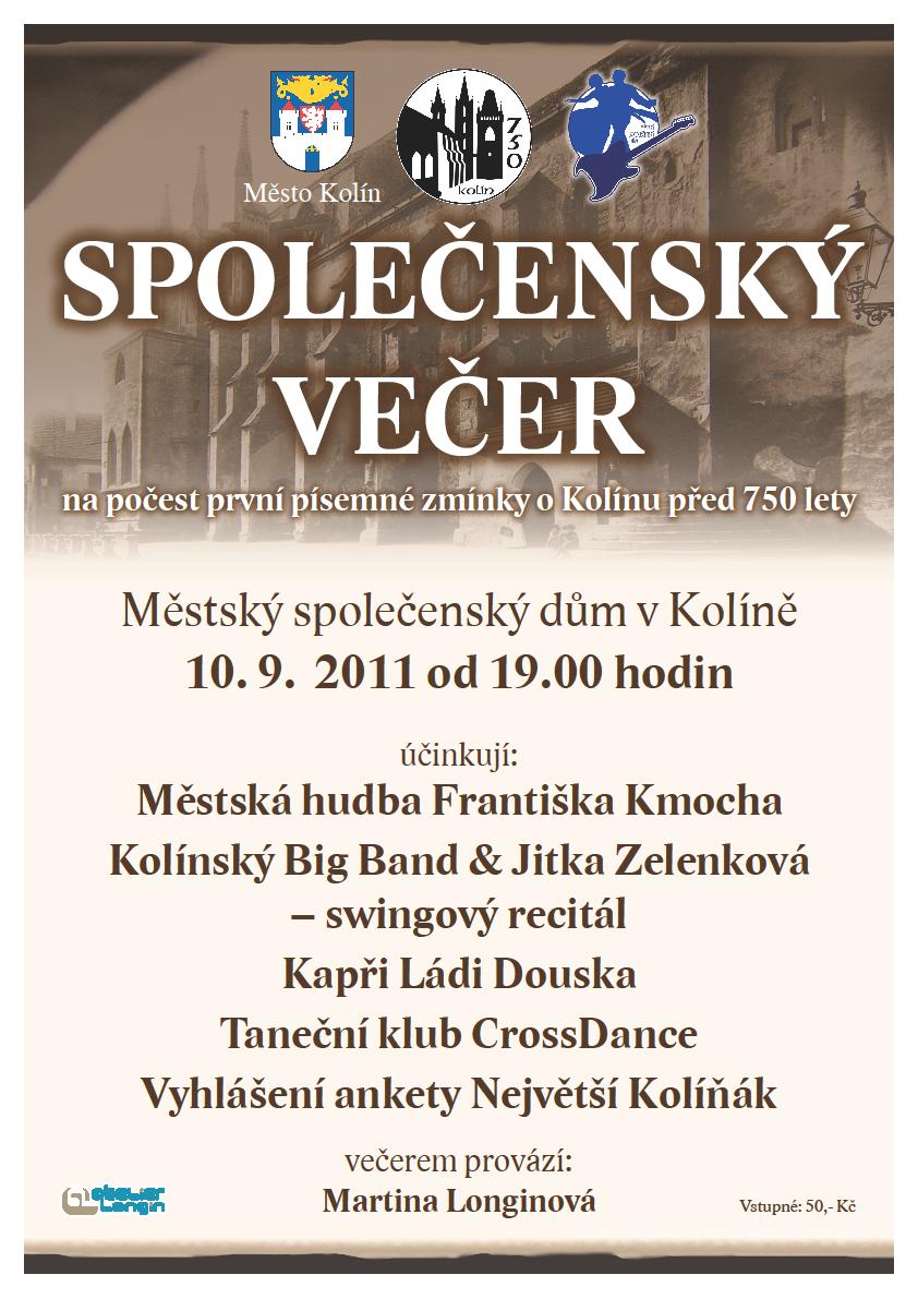 Óda na radost Ludwiga van Beethovena či Chaplinova Světla ramp. Druhá část večera pak patřila Kolínskému Big Bandu s jeho sólisty.