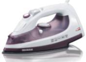 NAPAŘOVACÍ ŽEHLIČKA bílo-purpurová cca 2500 W 225 ml pro suché žehlení i žehlení s napařováním variabilní nastavení množství páry až do 30 g/min. parní ráz ve svislé poloze až 70 g/min.