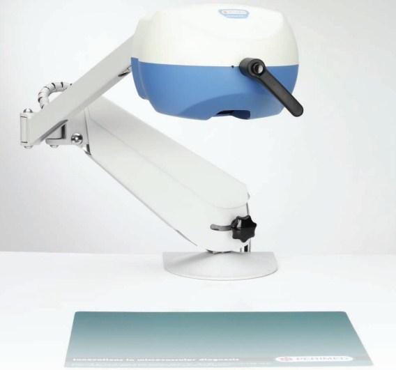 4.2 Popis systému PeriScan PIM 3 PeriScan PIM 3 firmy Perimed AB je systémové laser dopplerovské zařízení využívající nízkoenergetického paprsku k vytvoření barevně kódovaných obrazových map.