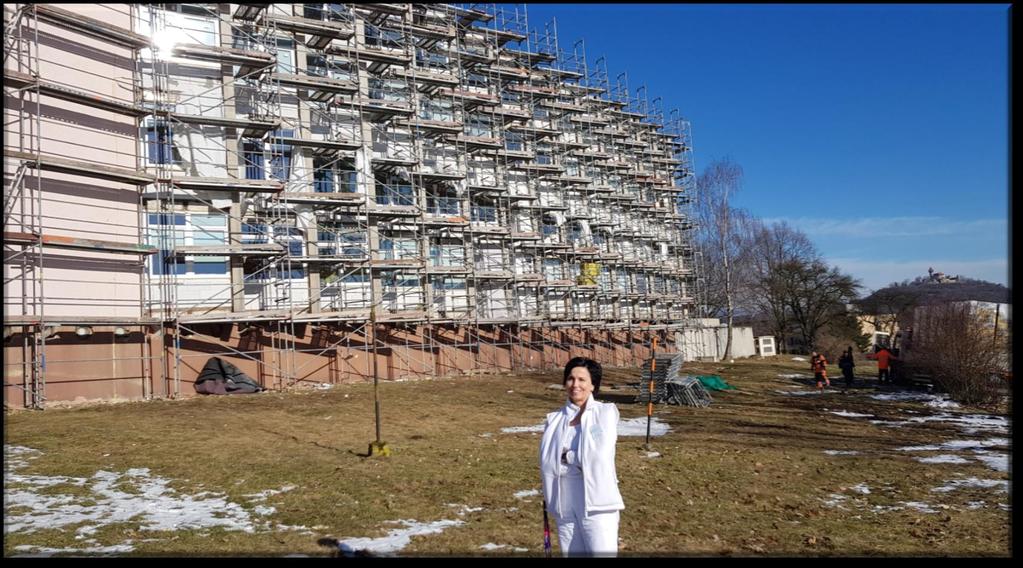 Průběh rekonstrukce pavilonu E plicní oddělení