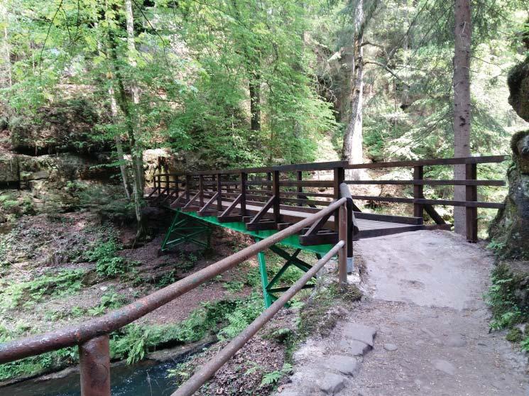 Divoká soutìska je hluboký skalnatý kaòon øeky Kamenice, navazující na Edmundovu soutìsku.