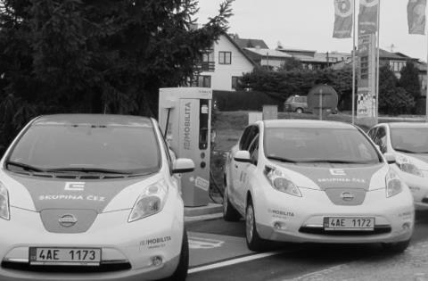 E/MOBILTA MĚSTO VRCHLABÍ 3 stanice dobíjení 3 elektromobily Snížení emisí z dopravy MĚSTO