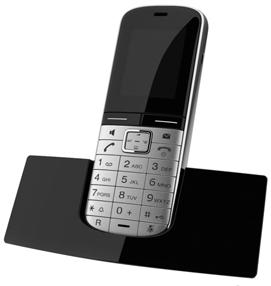 Příslušenství Sluchátko Gigaset SL400 u Kovové rámy a klávesnice u Kvalitní podsvícení klávesnice u Barevný displej TFT 1,8 palce u Bluetooth a Mini-USB u Adresář pro 500 vizitek u Doba