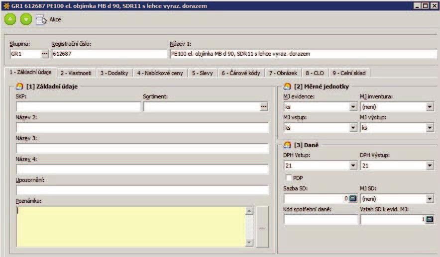 3.5 Skladování zásob 3.5.1 Evidence zásob Pro evidenci skladových zásob využívá společnost XYZ, a.s. informační systém Helios Orange, který umožňuje propojovat pohyb zboží skrze velkou řadu dokladů i všechny pobočky společnosti.