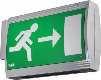 Maxima LED LED nouzové svítidlo s piktogramem Profesionální svítidlo pro nouzovou signalizaci a osvětlení únikových cest s vysokou viditelností (nad 34 metrů) podle EN 1838.