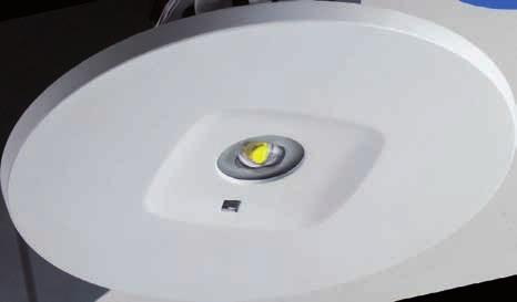 UP LED Multi LED nouzové svítidlo Elegantní a kompaktní LED svítidlo pro nouzové osvětlení. Svítidlo UP LED Multi je určeno pro montáž do sádrokartonu s otvorem o průměru 60 mm.