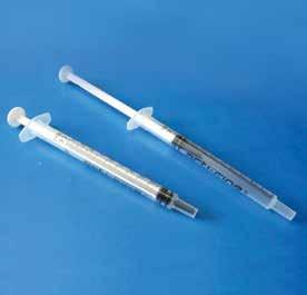 Pětidílné jednorázové injekční inzulínové a tuberkulínové stříkačky jsou vyrobené z plastu, sterilní, apyrogenní, netoxické.
