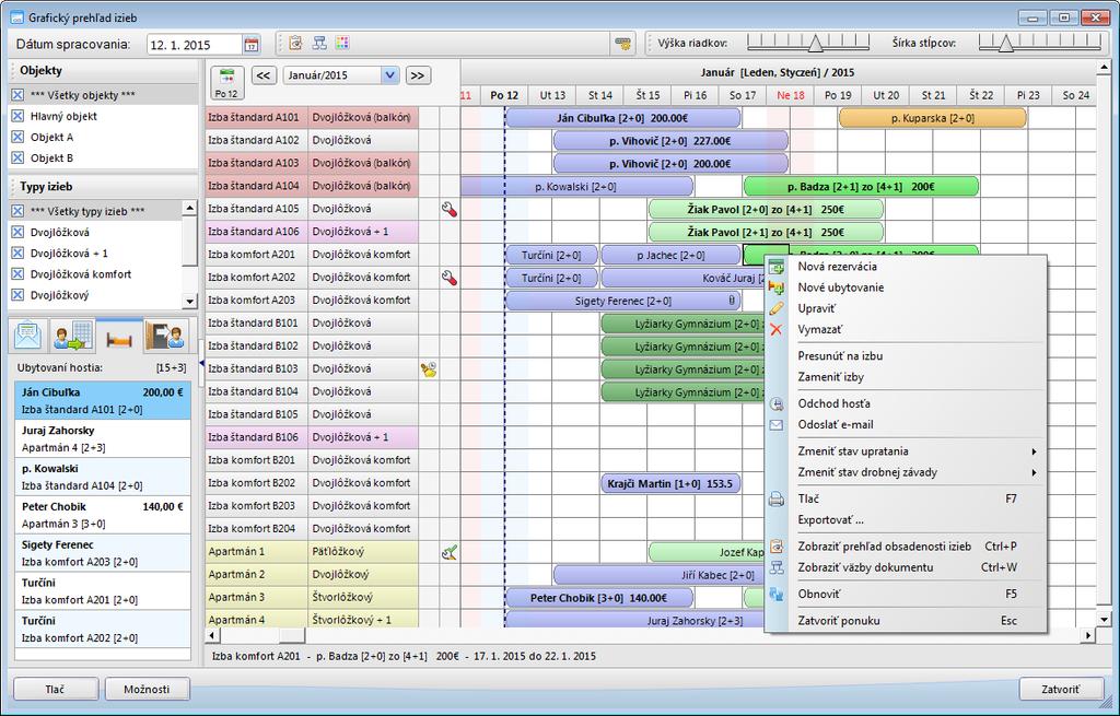Úvod Hotelová recepcia je programový modul systému OBERON Agenda firmy, ktorý predstavuje riešenie pre hotely, penzióny, turistické ubytovne a iné ubytovacie zariadenia.
