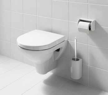 Závěsný klozet a bidet s délkou 560 mm.