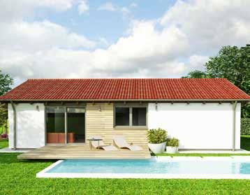 Luxury moderný a zdravý domov R odinný dom typu bungalov je jednoduché a praktické