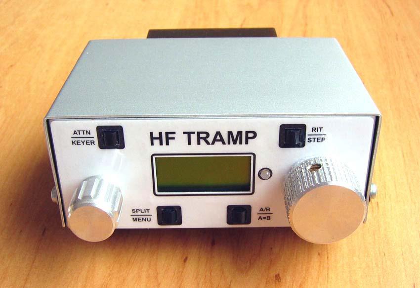 CW QRP TRX HF TRAMP Petr Fišer OKXGL TRAMP je krátkovlnný telegrafní QRP transceiver, který byl vyvinut pro provoz z přechodných stanovišť.